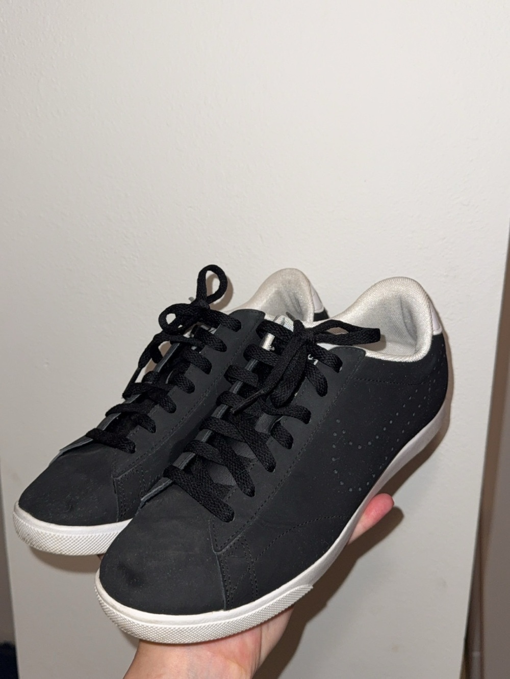 Nike Women's Black suede sneakers